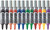 Pentel MWL5 Whiteboard Marker Maxiflo PUMP IT Bullet Point Assorted Colours, Box of 12