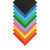 Quill Shapes Matte Squares 127mm Double Sided 80gsm Assorted Colours, Pack of 360