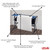 Ledah A0 Professional Trimmer Metal Base 7 Sheet Capacity - Blue (LEDAH1300)
