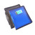 Bantex Translucent ZiPPer Binder PP A4 3-O Ring 25mm - Smoke (20850)