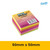 Stick On Notes 50mm x 50mm 5 Pads x 50 Sheets - Neon Assorted (13656)