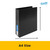 Bantex Standard Insert Ring Binder PP A4 3D Ring 65mm - Black (2736-310)