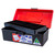 AEROCASE Red and Black Plastic Tacklebox with Liftout Tray 15 x 29 x 11.5cm