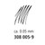 Staedtler 308 Pigment Liner .05mm - Black, Each