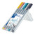 Staedtler 334 Triplus Fineliner - Wallet of 6 Assorted Hygge Colours
