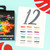 Staedtler 371 Pigment Arts Brush Pen, Basic Colours, Pack of 12