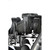 Duro Heavy Duty Task Chair Medium Back - Black, Each