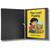 Writer Reader Cover Black Mottled Board With White Elastic Tie 270X190mm, Each
