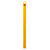 Bollard Heavy Duty Removable KeyLock 90mm In Ground Yellow 1200mm