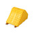 Car Wheel Chock Plastic - Yellow