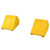 Car Wheel Chock Plastic - Yellow