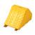 Truck Wheel Chock Plastic - Yellow