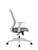 YOLO Mesh Office Chair - White/Grey with 3 Yr Warranty, Each