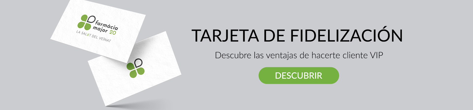 Tarjeta de fidelización en farmacia major