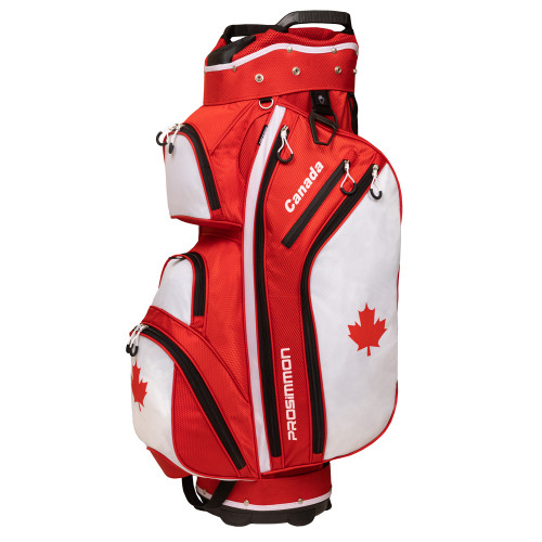 Prosimmon Golf DRK 14 Way Cart Bag, Canadian Flag - Image 0