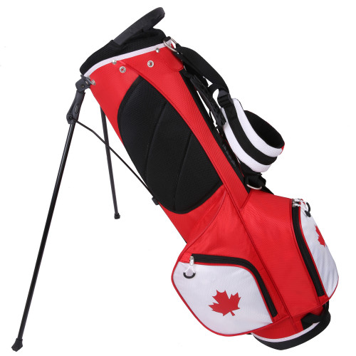 Prosimmon Golf DRK 7" Lightweight Golf Stand Bag with Dual Straps Canadian Flag - Image 1
