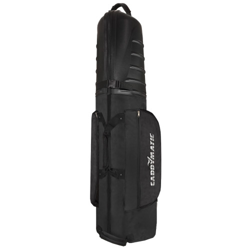 Caddymatic Hard Top Shell Padded Travel Cover with Wheels - Image 3