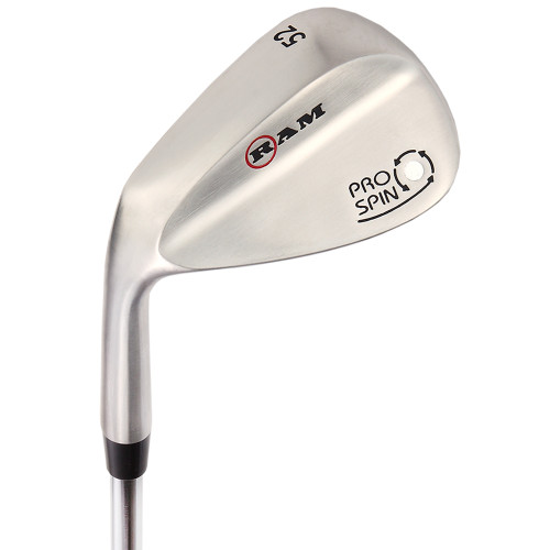 Ram Golf Pro Spin Stainless Wedge Set - 52, 56, 60 Wedges - Mens Left Hand - Image 1