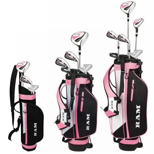 Ram Golf Junior SDX Girls Golf Clubs Set with Bag - Image 0