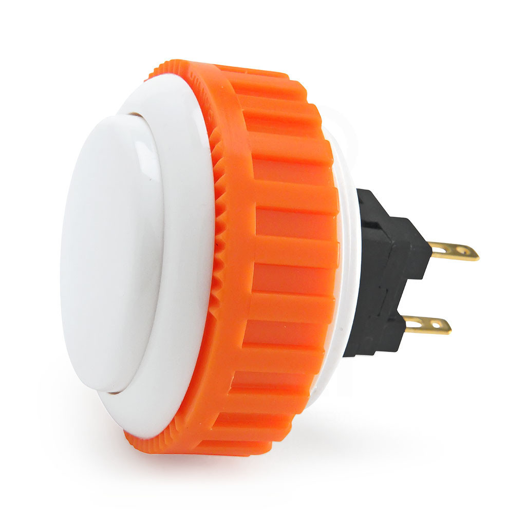 Sanwa OBSN 30mm Screw Button White - Focus Attack
