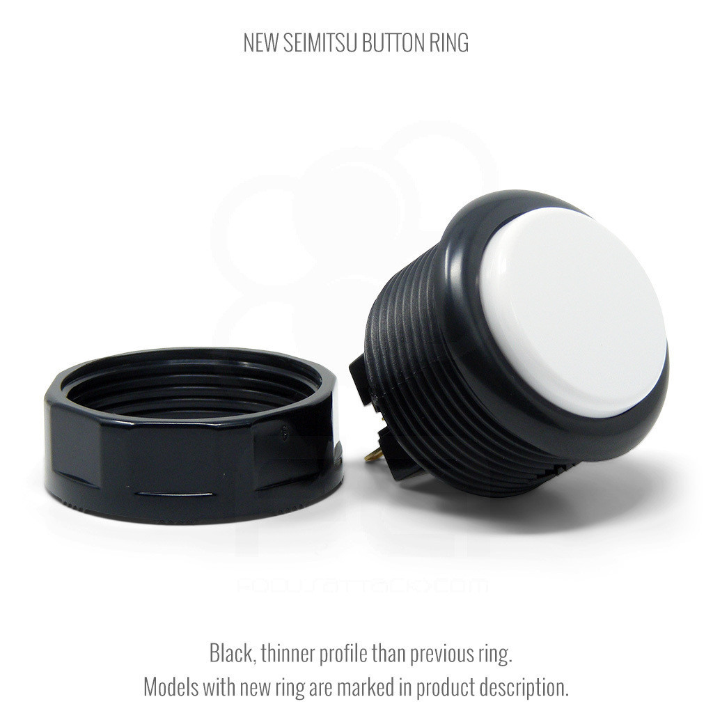 Seimitsu PS-14-KN 30mm Screw Button: Blue - Focus Attack