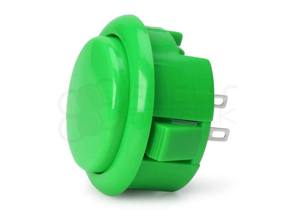 PS ソフト ６点 Seimitsu PS-15 Low Profile Pushbutton Green - Focus Attack