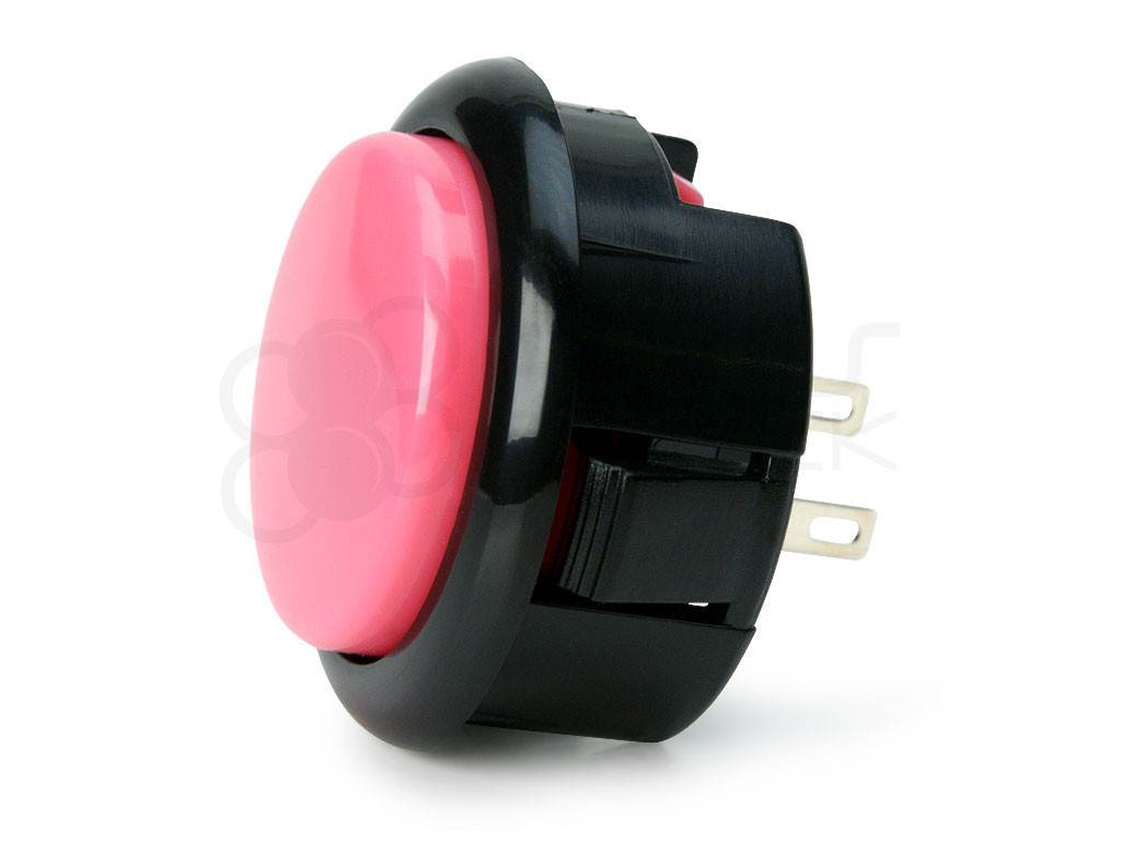 Seimitsu PS-15 Low Profile Pushbutton Pink/Black - Focus Attack