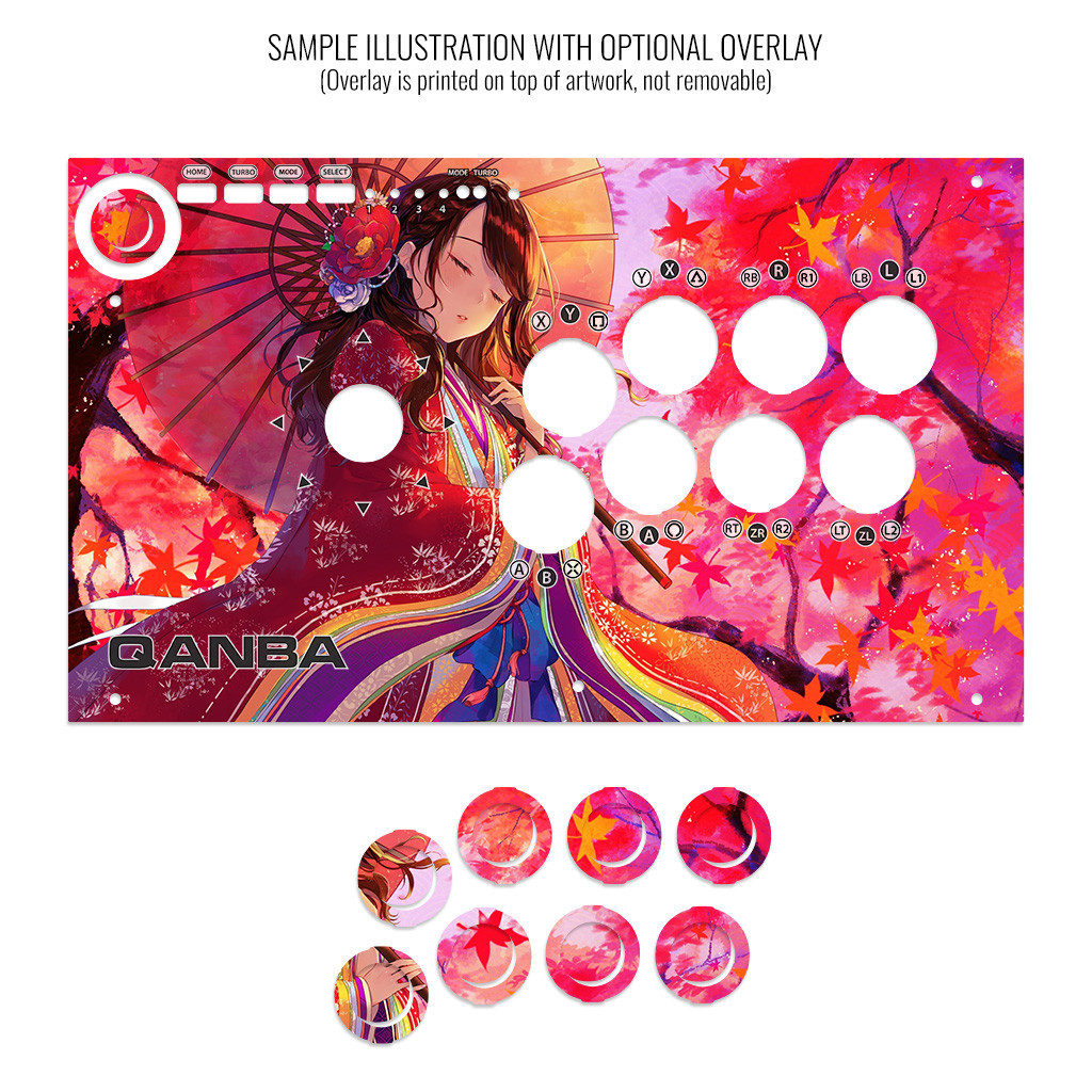 Artwork Print and Cut for Qanba Q1 (Version 2)