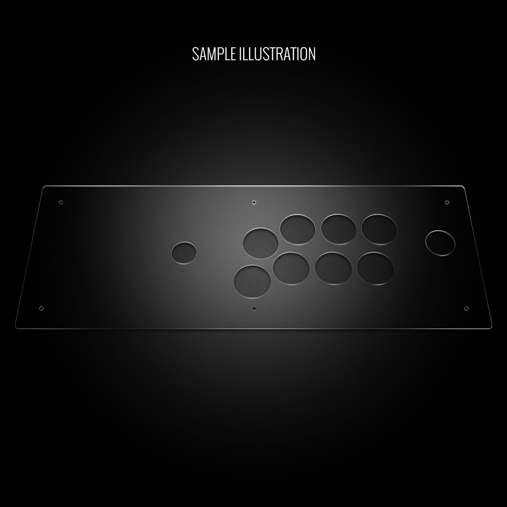 Blank Plexi Cover for Hori RAP V3-SA VX-SA - Focus Attack