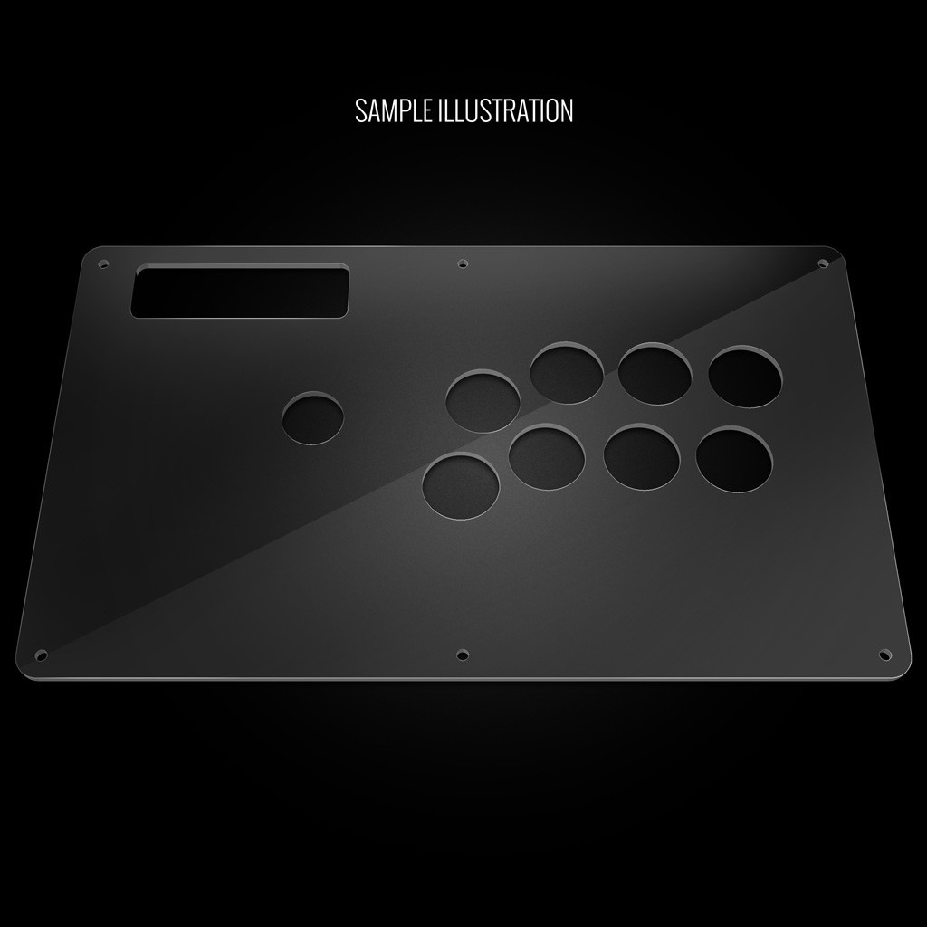 Blank Plexi Cover for MadCatz TE - Focus Attack