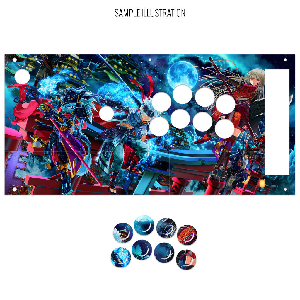 Artwork Print and Cut for Hori Fighting Edge (PS3/XBox360 Model)