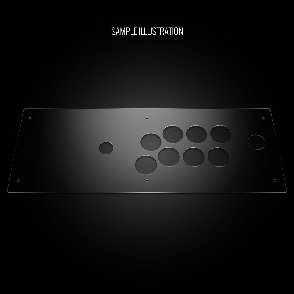 Blank Plexi Cover for Hori Real Arcade Pro.V (Japan Import