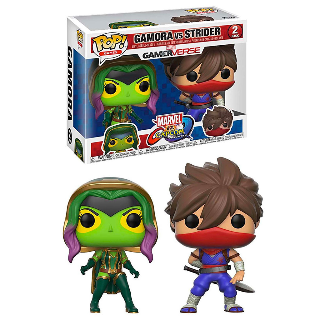 (未使用･未開封品)Marvelvcapcom 2pk - Gamora Vs Strider Funko Marvel vs Capcom Infinite Gamora vs Strider Pop (2pk