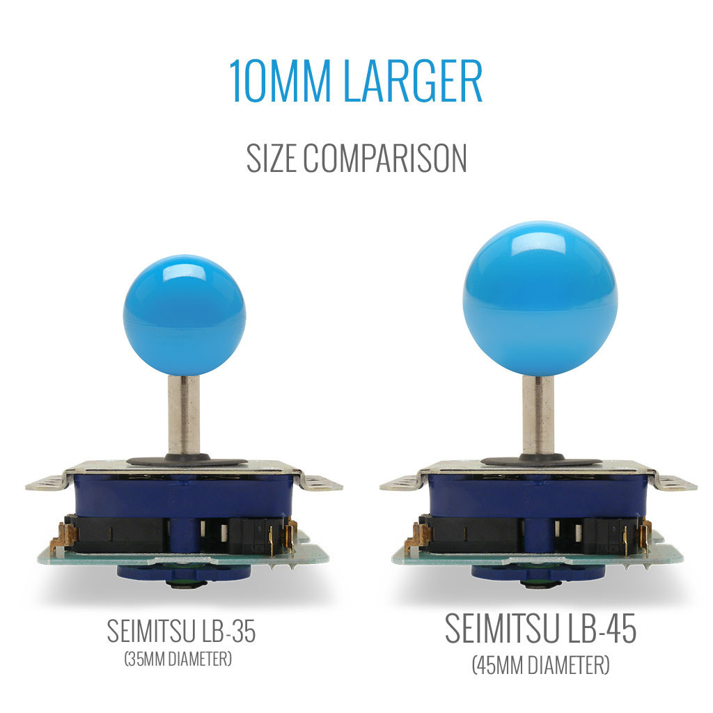 Seimitsu Solid Color Blue LB-45 45mm Balltop - Focus Attack