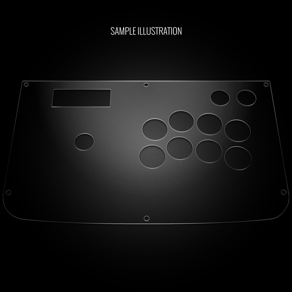 Blank Plexi Cover for Hori RAP 3 Tekken Series (Kai) - Focus Attack