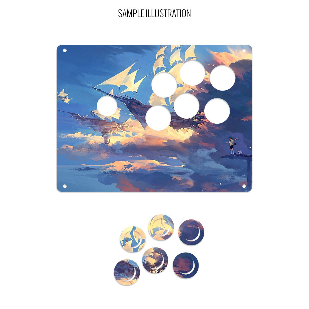 Artwork Print and Cut for AllFightSticks 9.5