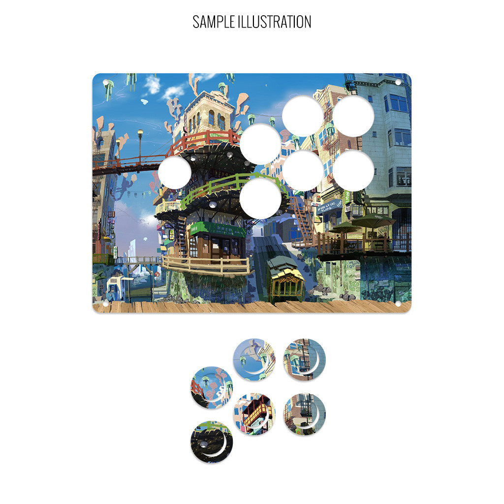Artwork Print and Cut for AllFightSticks 9.5