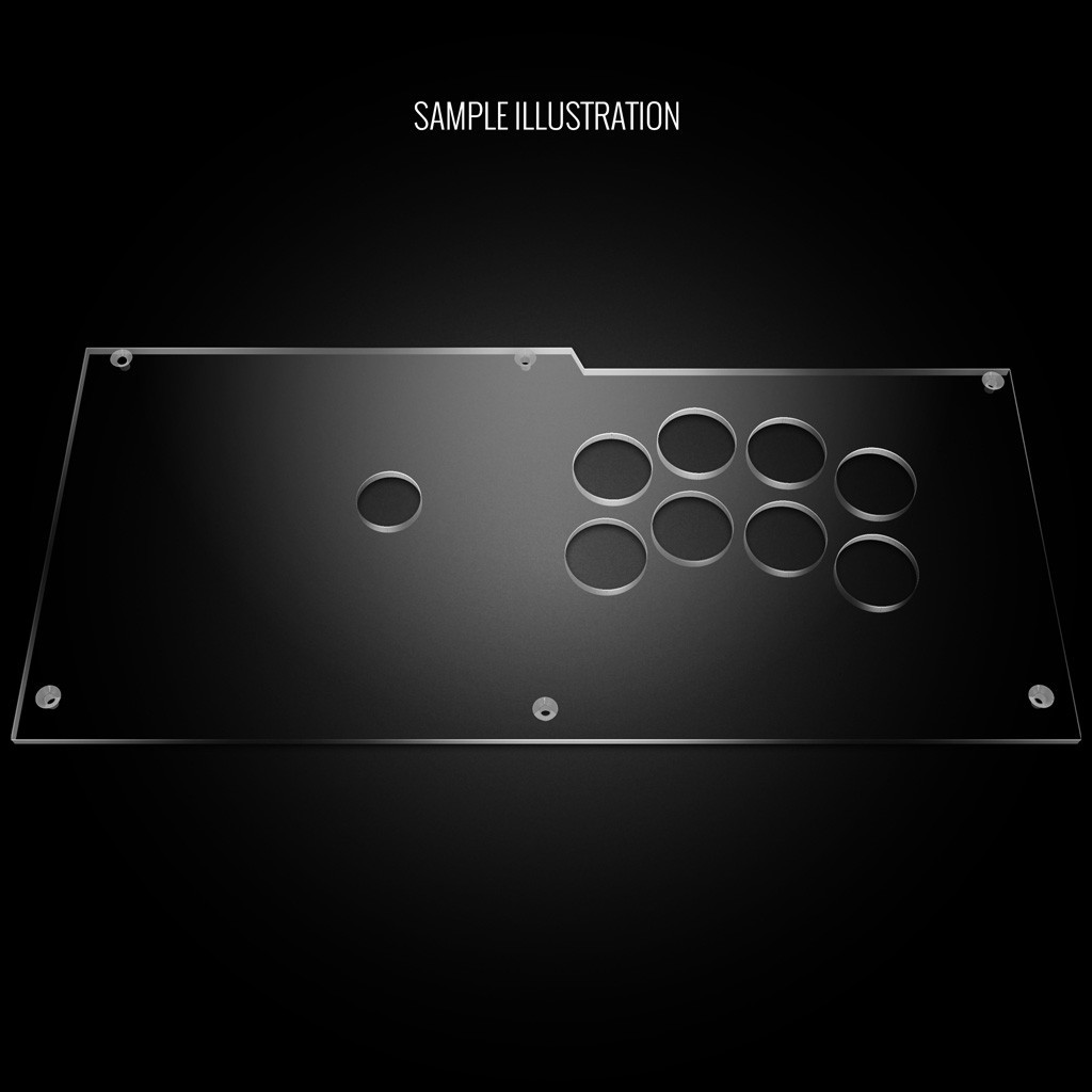 Blank Plexi Cover for Qanba Pearl - Focus Attack