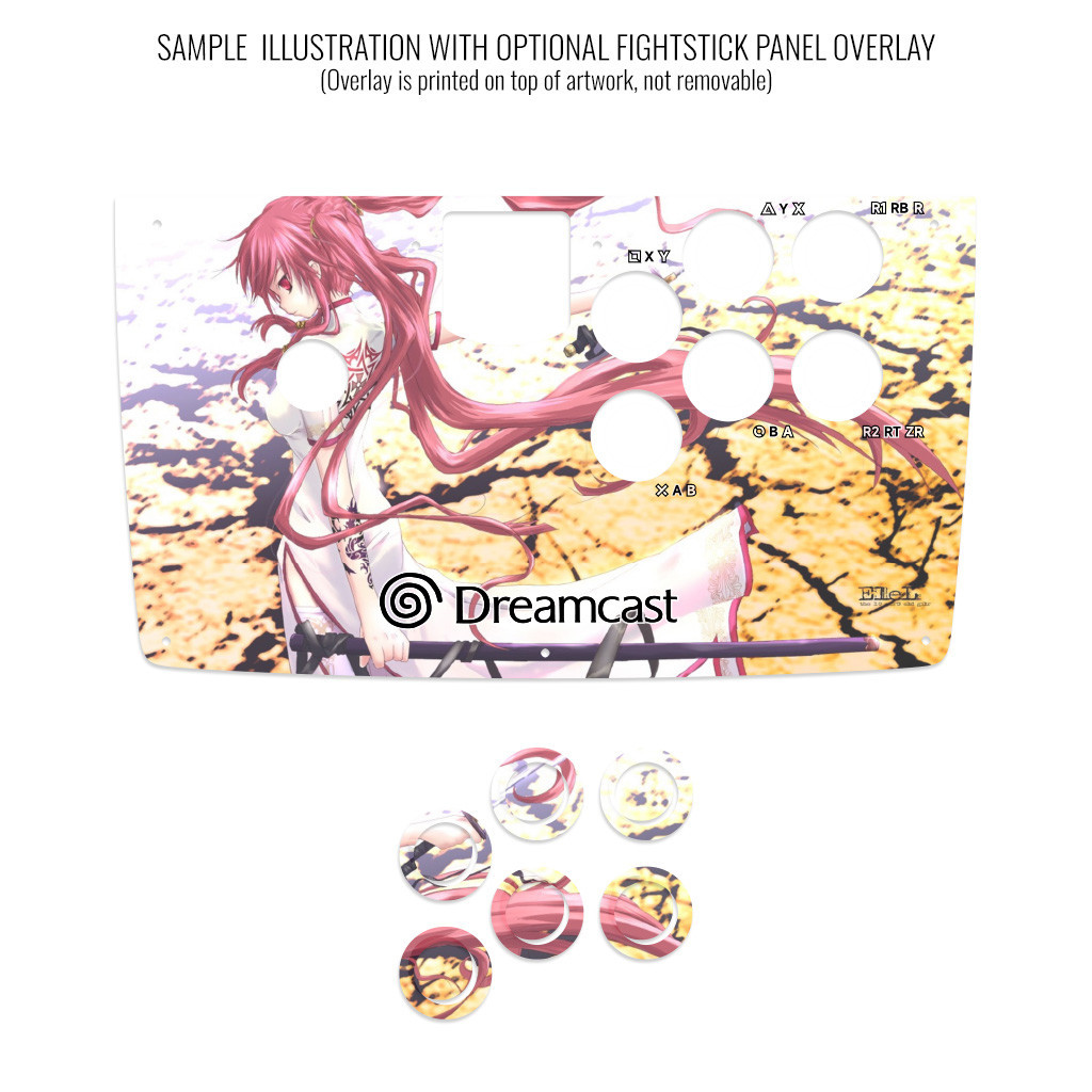 Artwork Print and Cut for Agetec HKT-7300 Replacement Panel