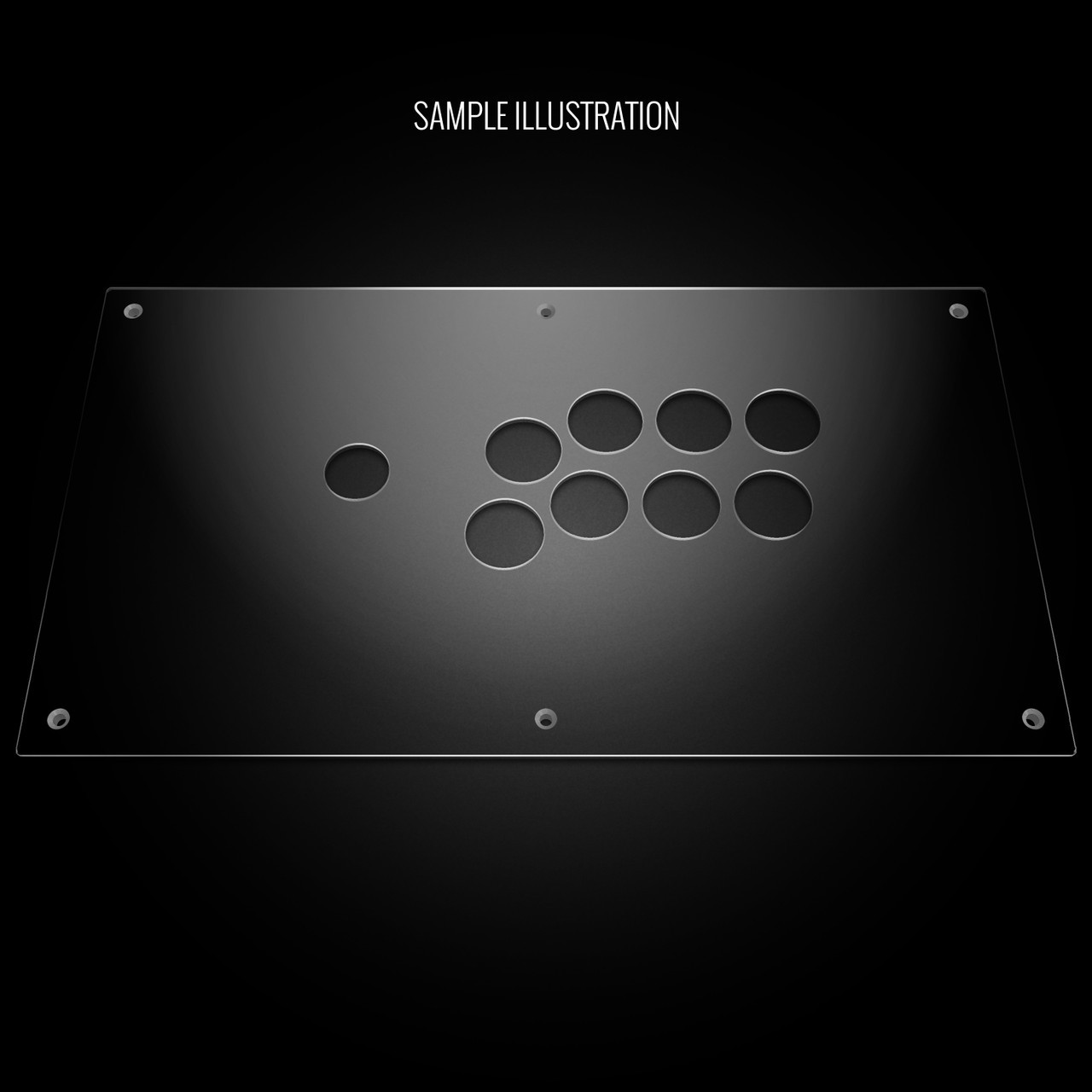 Blank Plexi Cover for MadCatz EGO, Dragonslay, GameSir, LeEco, and