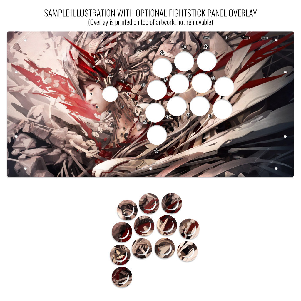 Artwork Print and Cut for Hit Box Cross|Up - Focus Attack