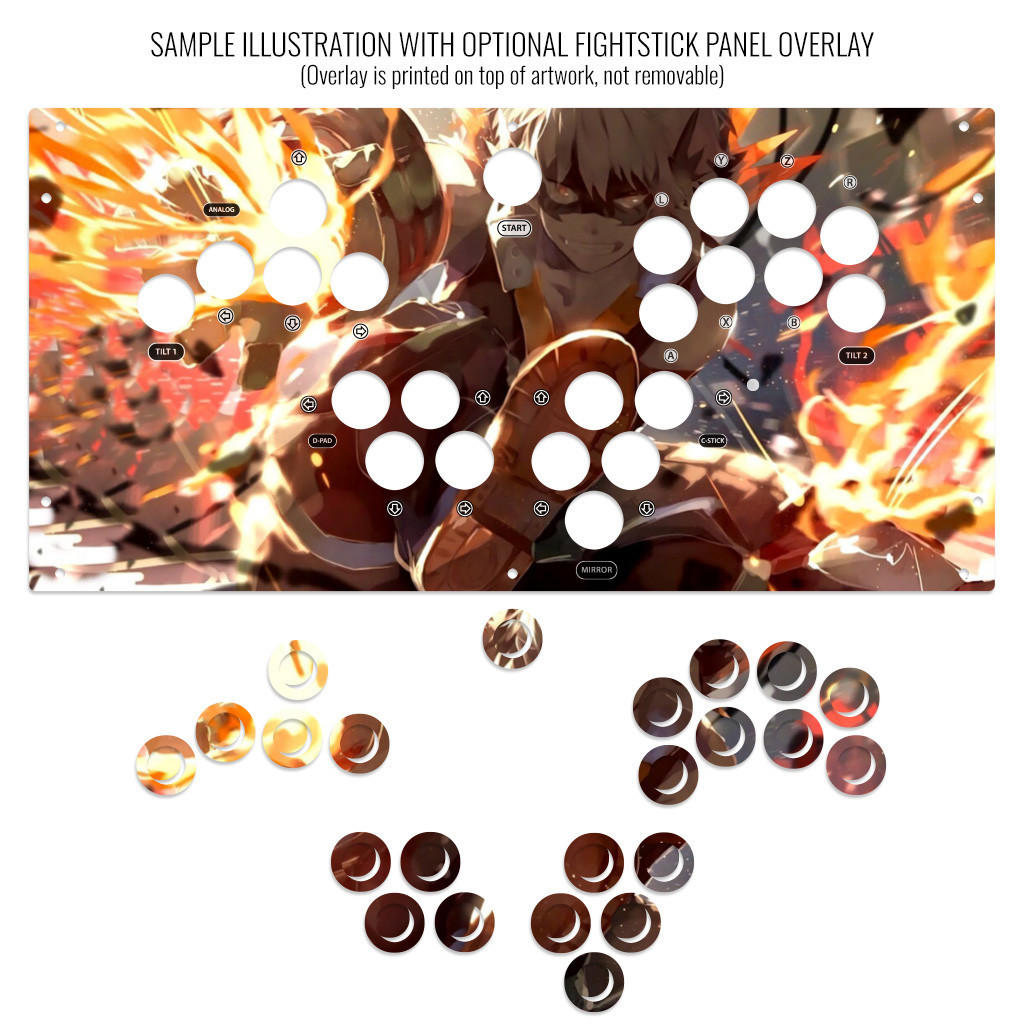 Artwork Print and Cut for Hit Box Smash Box - Focus Attack