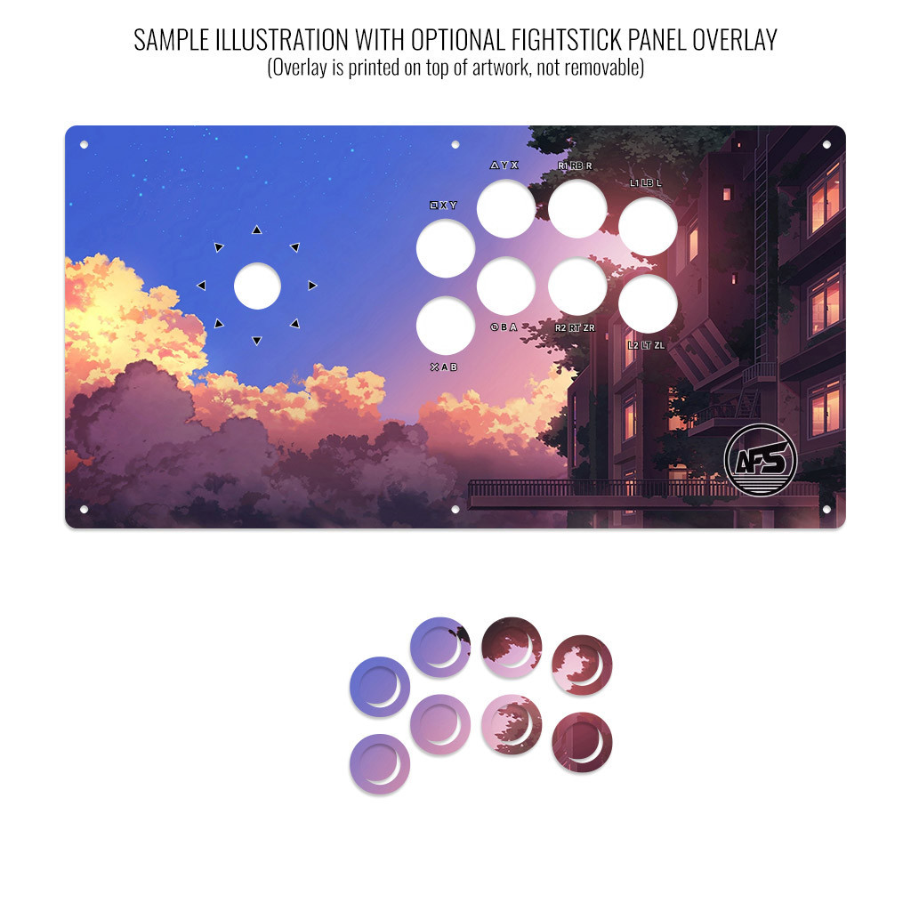 Artwork Print and Cut for AllFightSticks 16