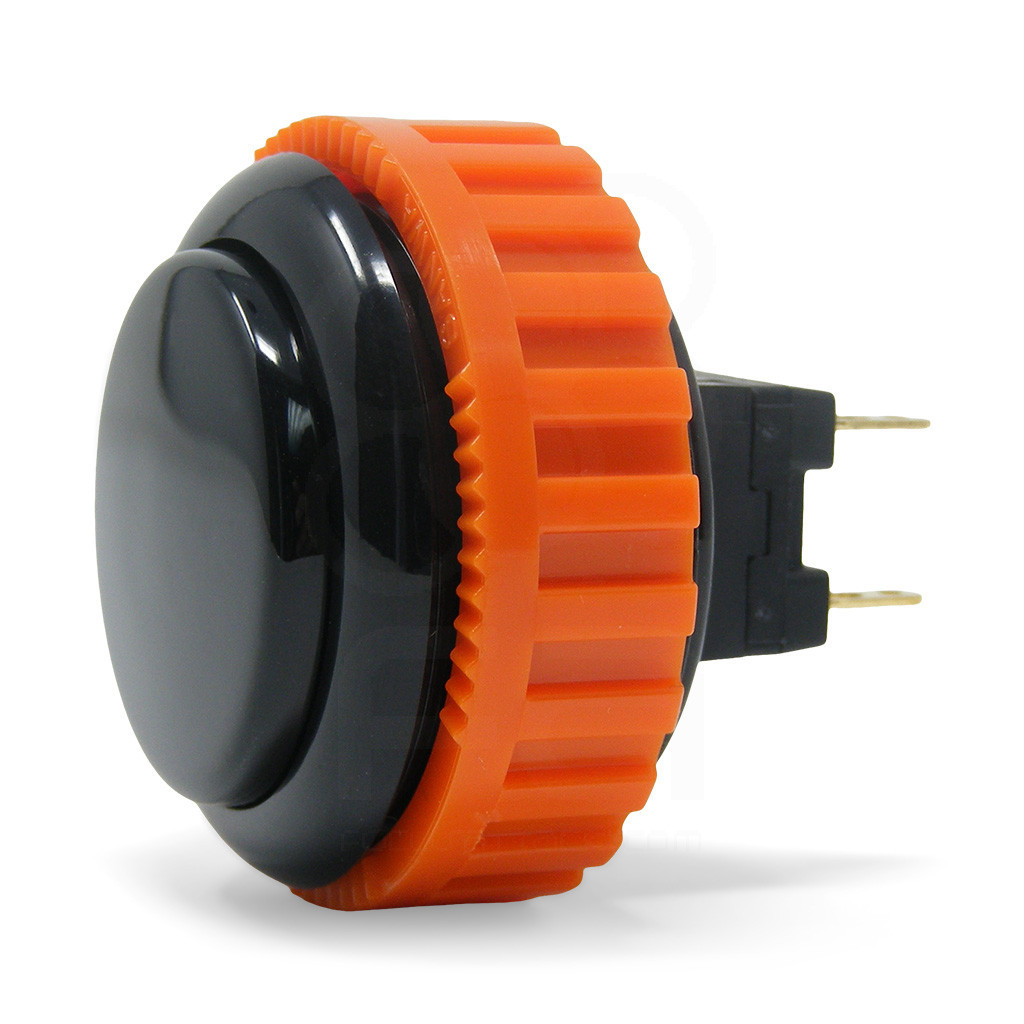 Sanwa OBSN 30mm Screw Button Black - Focus Attack