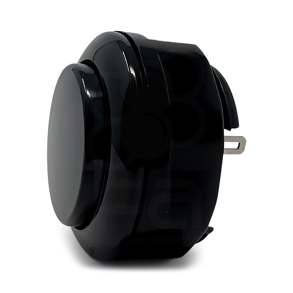 Seimitsu Alutimo MX 30mm Screwbutton Black - Focus Attack Seimitsu Alutimo MX 30mm Screwbutton Black - Focus Attack