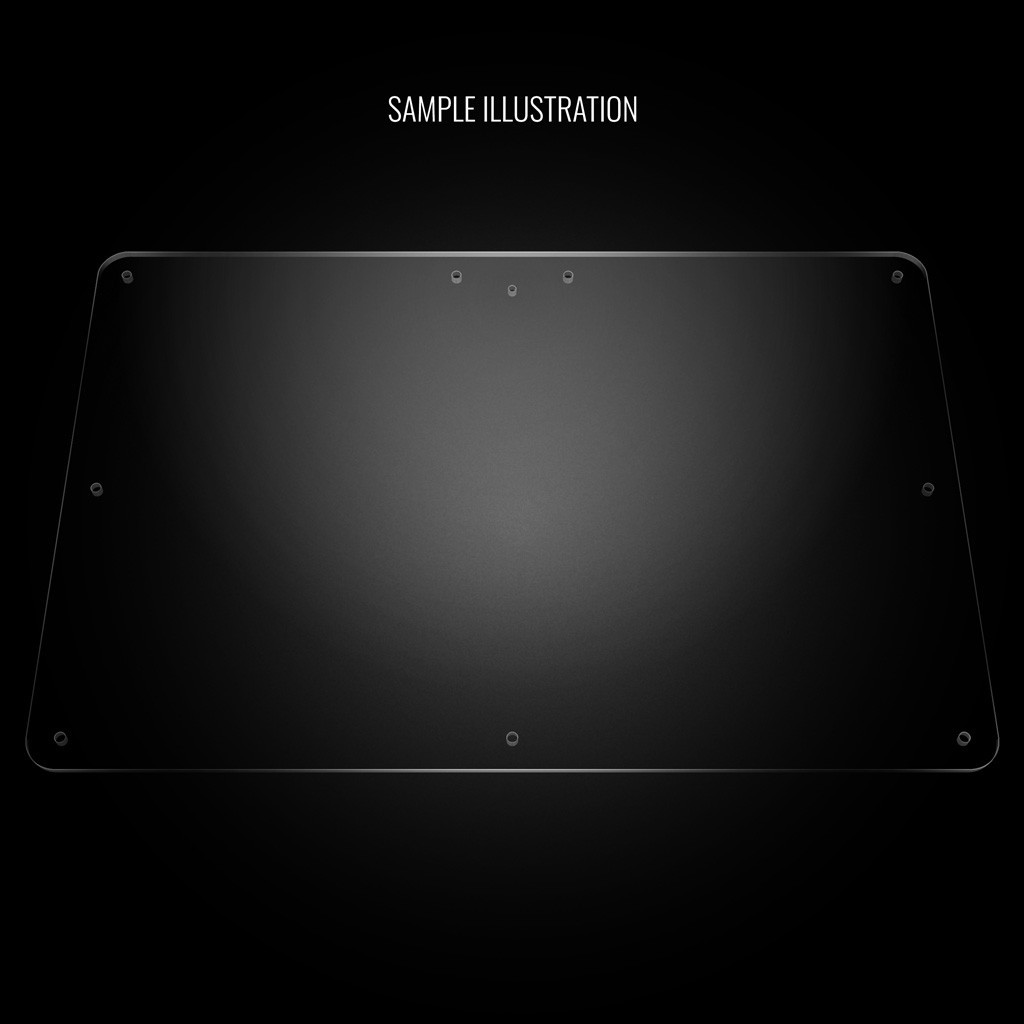 Blank Replacement Plexi Cover for Haute42 R Series, T Series