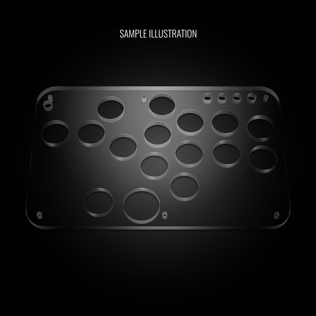 Blank Replacement Plexi Cover for Haute42 G16 - Focus Attack