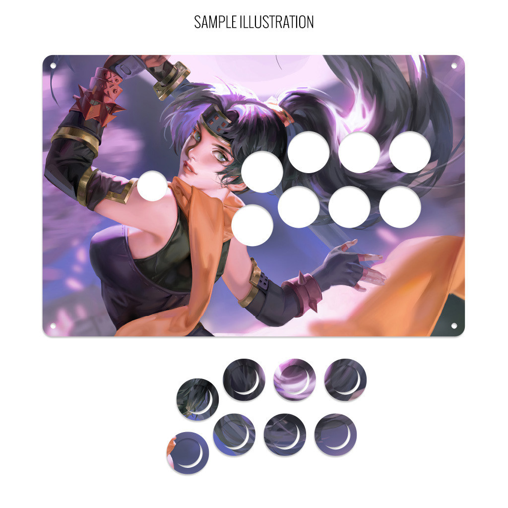Artwork Print and Cut for Arcade Shock Traveler FST VEWLIX Top