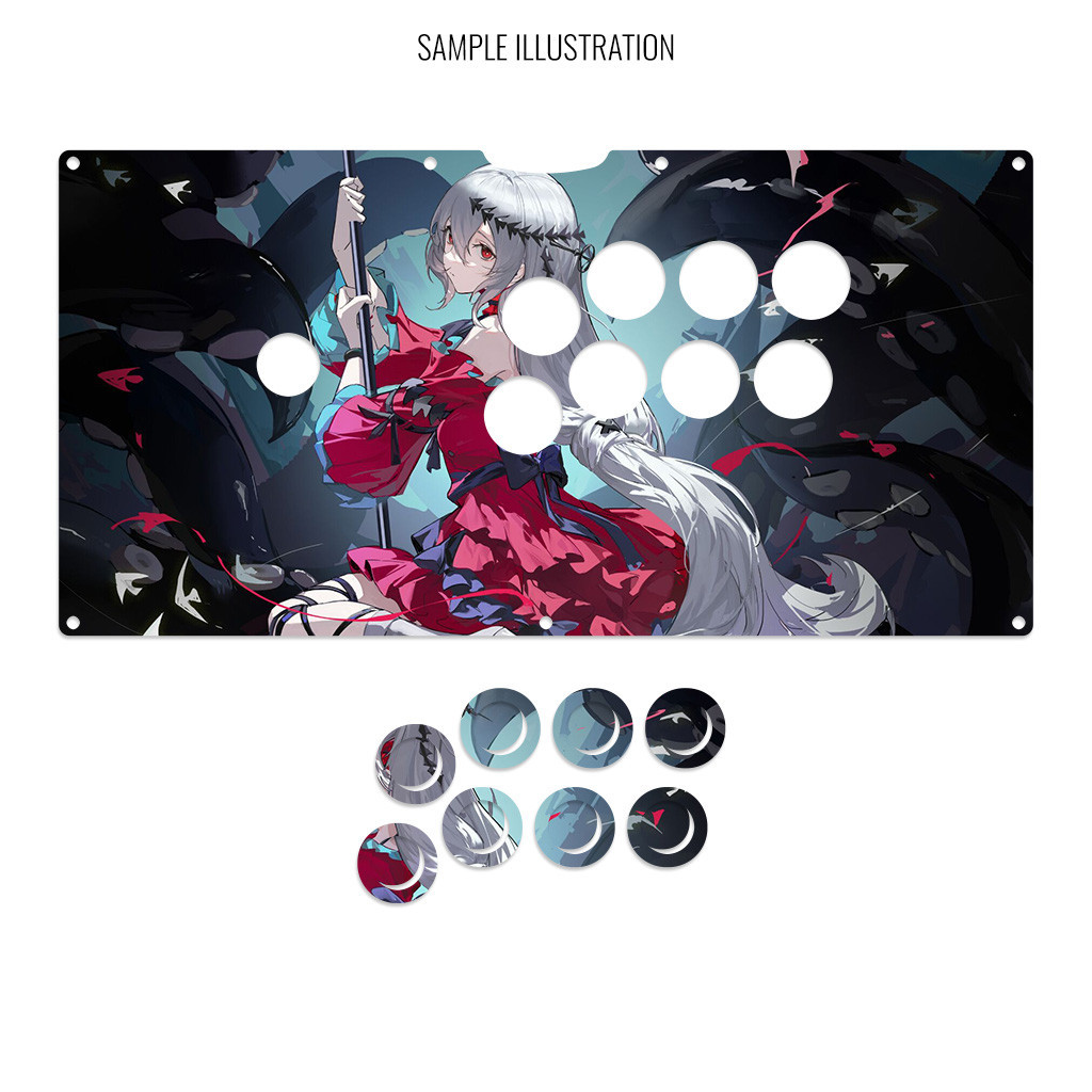 Artwork Print and Cut for TR Fightsticks Octopus Vewlix - Focus Attack