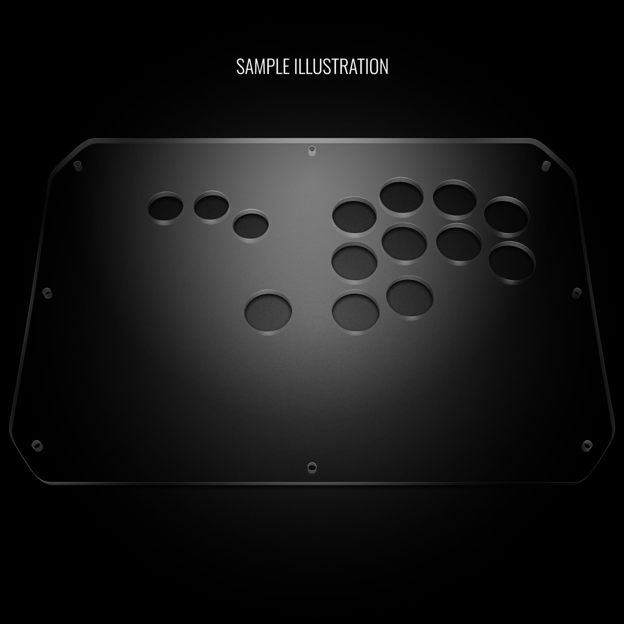 Blank Plexi Cover for ENTH Atlas Phantom Layout L (Minokazu